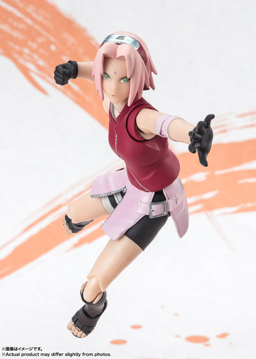 Bandai Spirits Sh Figuarts Naruto Sakura Haruno -Narutop99 Ed.- 135Mm PVC/ABS Figure- Japan Figure Store - #1 Bring To You The Best Japanese Goods