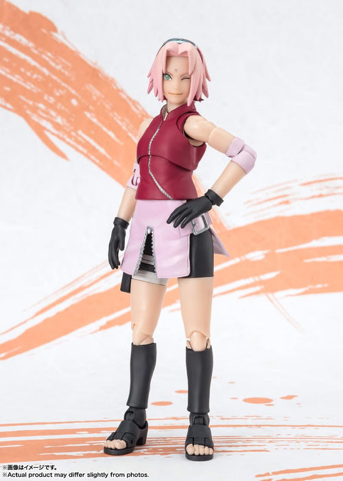 Bandai Spirits Sh Figuarts Naruto Sakura Haruno -Narutop99 Ed.- 135Mm PVC/ABS Figure- Japan Figure Store - #1 Bring To You The Best Japanese Goods