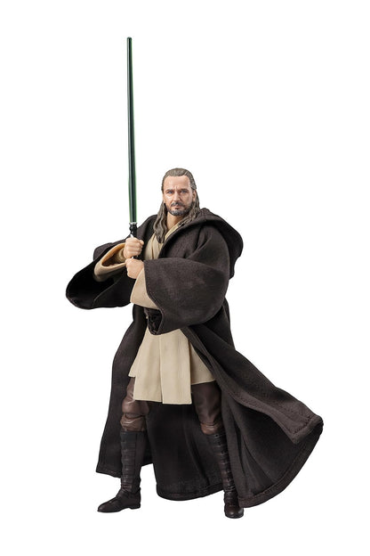 Bandai Spirits SH Figuarts Qui-Gon Jinn 150mm PVC ABS Cloth Figure- Japan Figure Store - #1 Bring To You The Best Japanese Goods