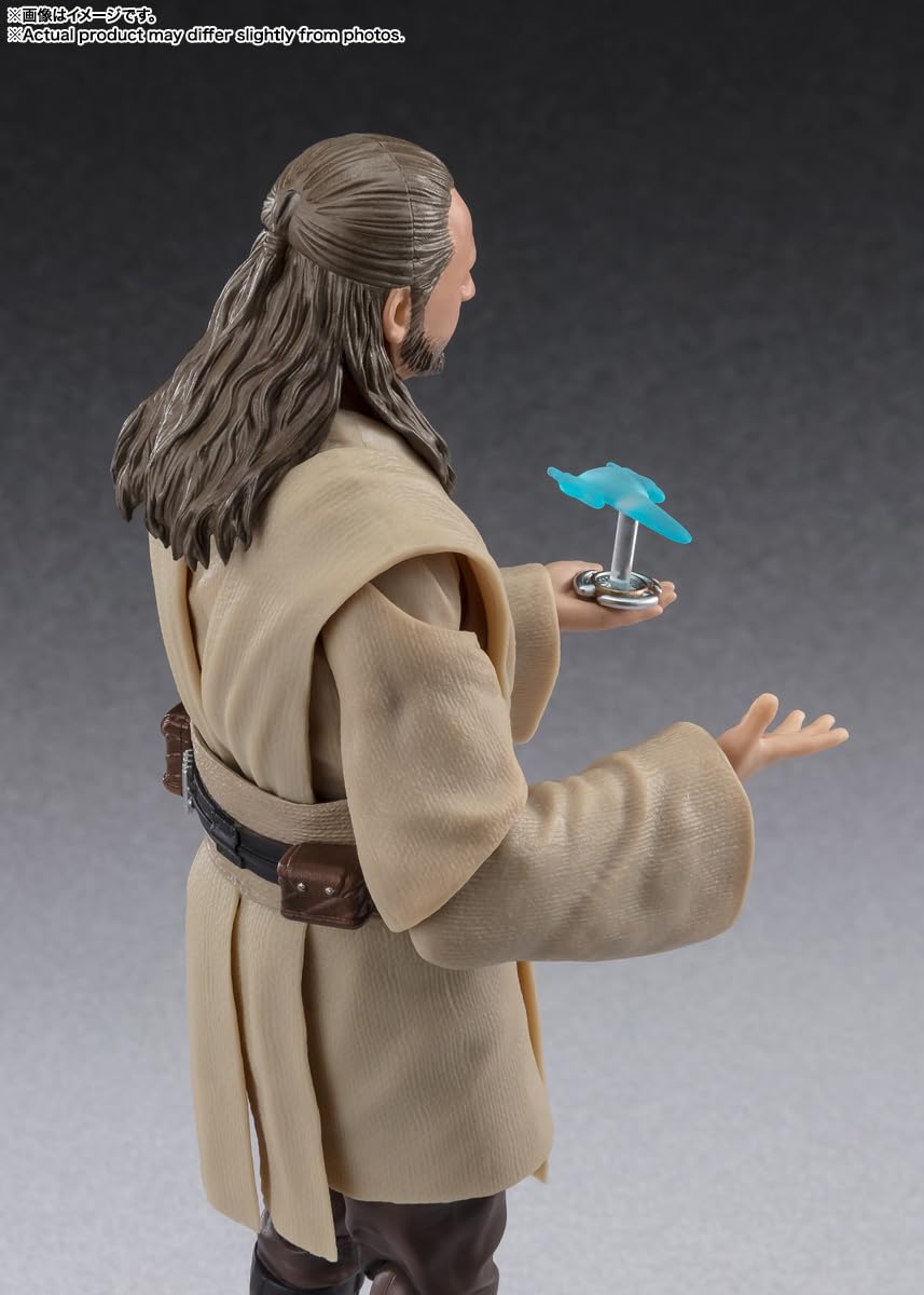 Bandai Spirits SH Figuarts Qui-Gon Jinn 150mm PVC ABS Cloth Figure- Japan Figure Store - #1 Bring To You The Best Japanese Goods