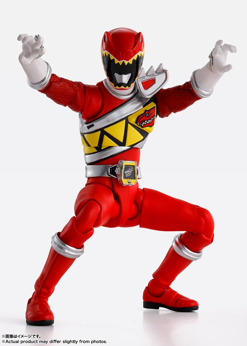 Bandai Spirits Sh Figuarts Kyoryuger Kyoryu Red 145mm ABS PVC Figure- Japan Figure Store - #1 Bring To You The Best Japanese Goods