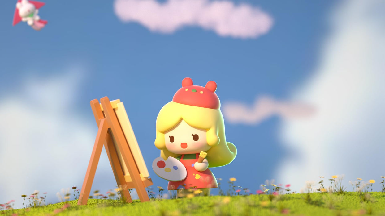 Japan Plum Office A 9Pc Bunny Outing Pvc Figure Set 80Mm - Pre-Painted & Finished Trading- Japan Figure Store - #1 Bring To You The Best Japanese Goods