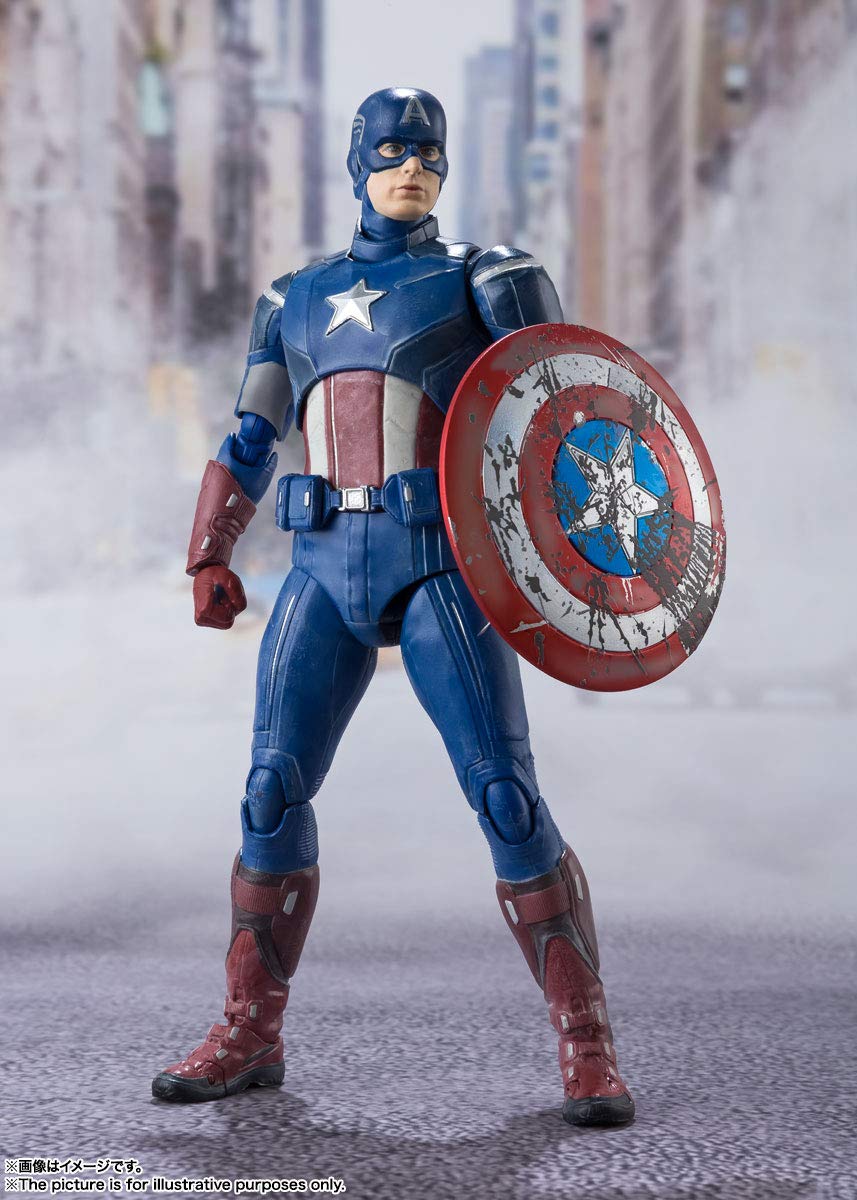 BANDAI S.H. Figuarts Captain America -Avengers Assemble- Edition Figure Avengers- Japan Figure Store - #1 Bring To You The Best Japanese Goods