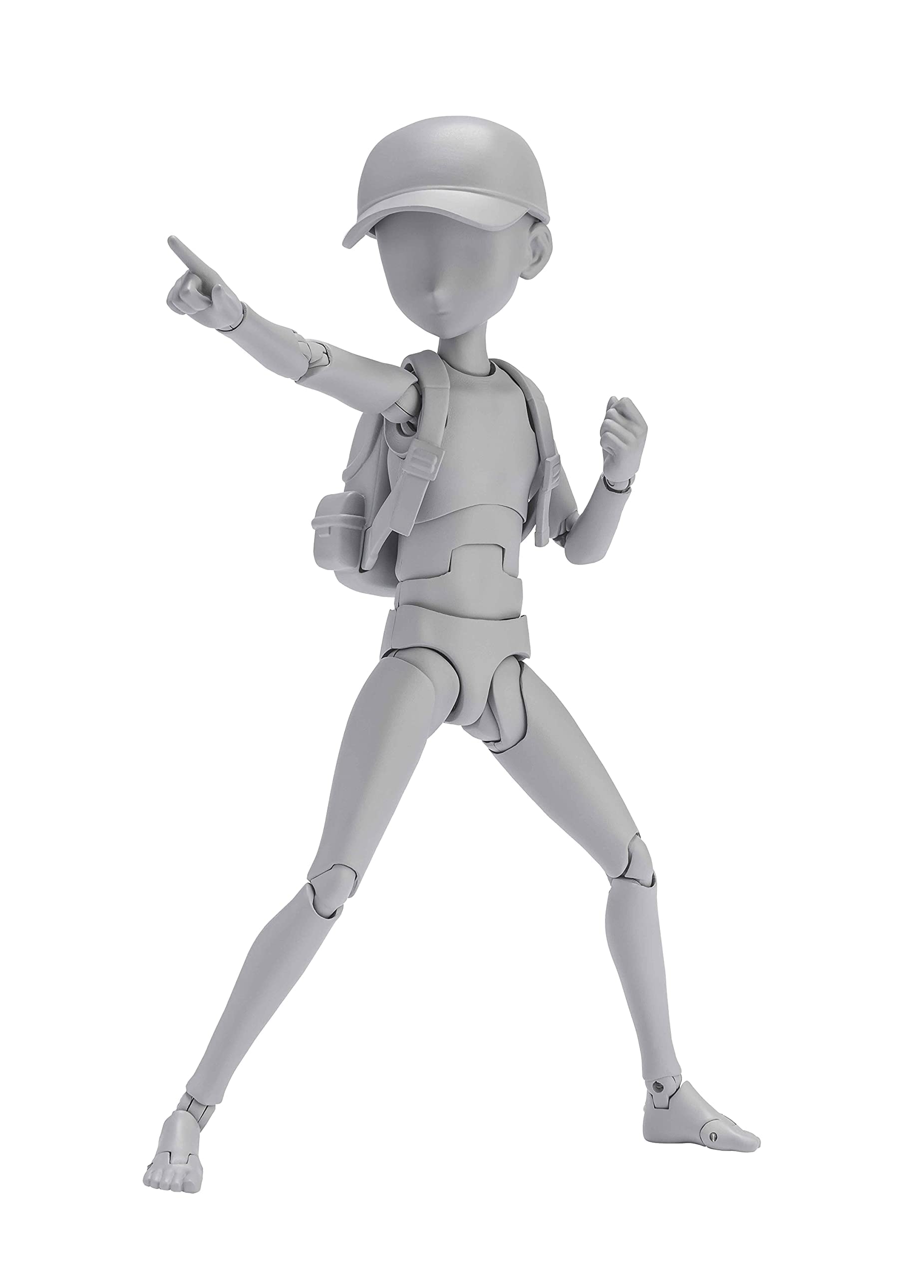 BANDAI S.H. Figuarts Body-Kun -Sugimori Ken- Edition Dx Set Figure Gray Color Ver.- Japan Figure Store - #1 Bring To You The Best Japanese Goods