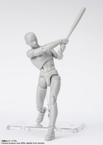 S.H. Figuarts Body-Kun Sports Edition DX Set - Gray Color Version - 150mm PVC & ABS Articulated Action Figure BAS64933- Japan Figure Store - #1 Bring To You The Best Japanese Goods