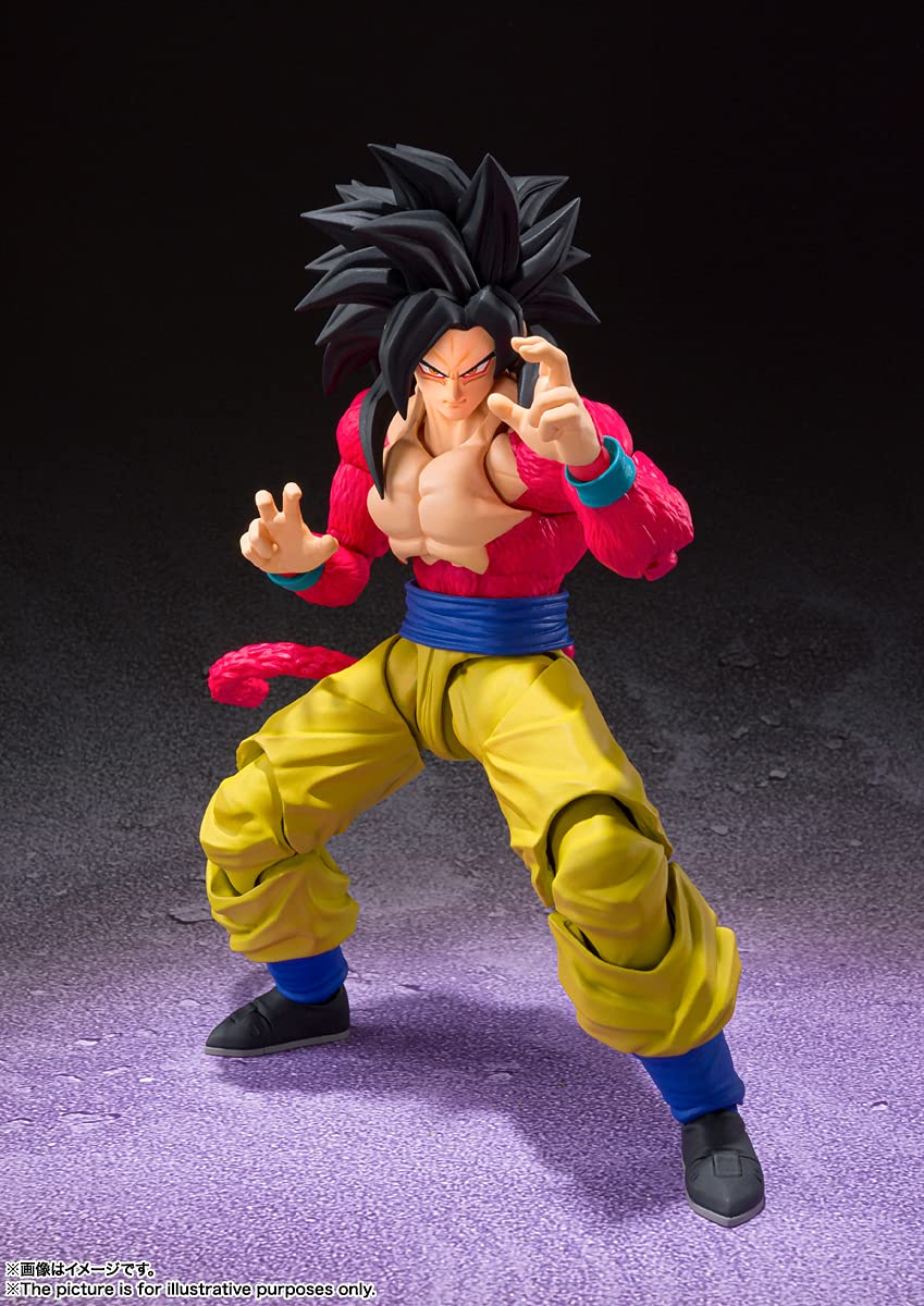 BANDAI - S.H. Figuarts Super Saiyan 4 Son Goku Figure - Dragon Ball Gt- Japan Figure Store - #1 Bring To You The Best Japanese Goods