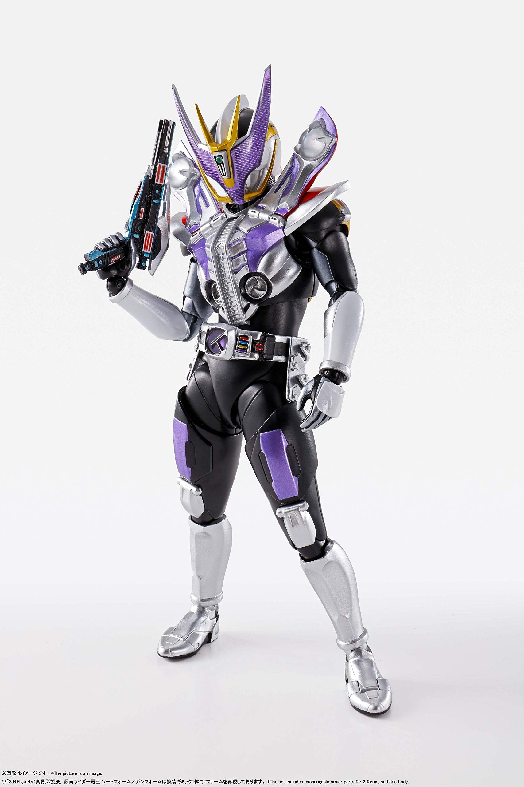 Shfiguarts Kamen Rider Den-O Sword Form/Gun Form (True Bone Carving Method) Approx. 145Mm Abs Pvc Painted Movable Figure- Japan Figure Store - #1 Bring To You The Best Japanese Goods