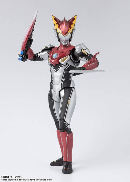 BANDAI S.H. Figuarts Ultraman R/B Ultraman Rosso Flame Figure- Japan Figure Store - #1 Bring To You The Best Japanese Goods