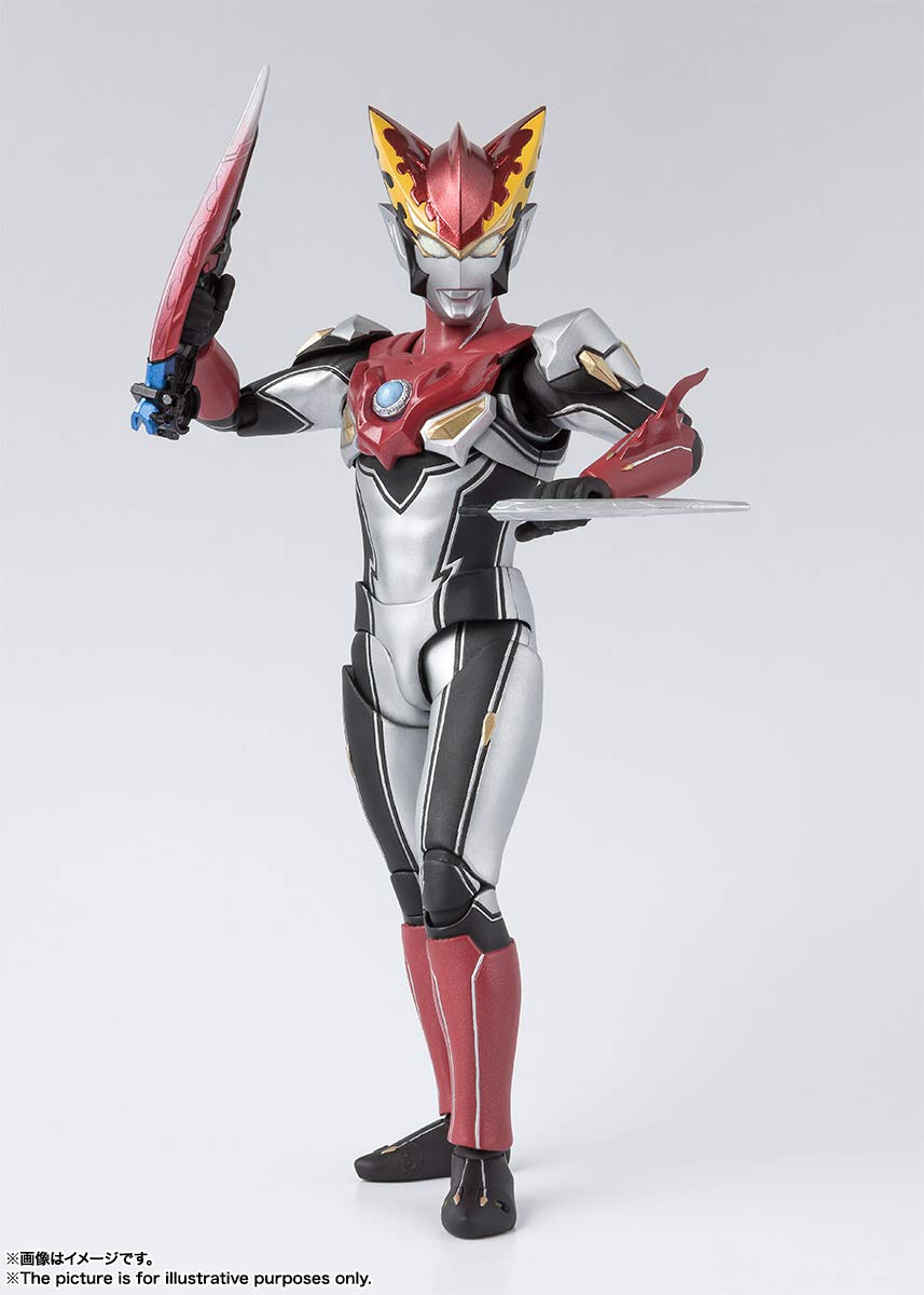 BANDAI S.H. Figuarts Ultraman R/B Ultraman Rosso Flame Figure- Japan Figure Store - #1 Bring To You The Best Japanese Goods