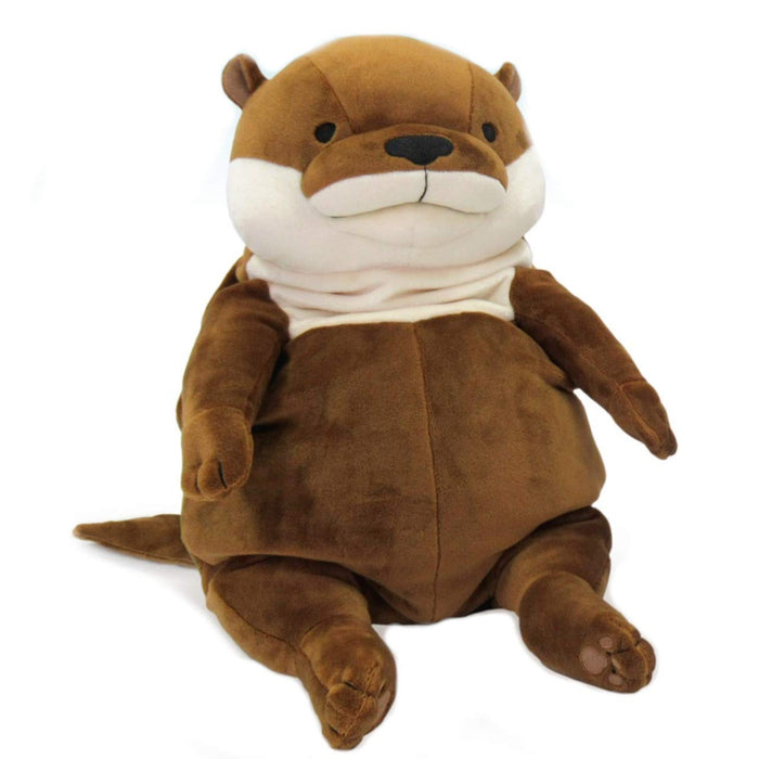 Shinada Global Mochi Otter Brown L 22x22x30cm MOKW-0350B- Japan Figure Store - #1 Bring To You The Best Japanese Goods