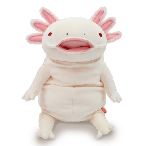 Shinada Global Mochiupa Ivory Stuffed Toy Axolotl MOUP-0350Iv 22x22x30cm- Japan Figure Store - #1 Bring To You The Best Japanese Goods