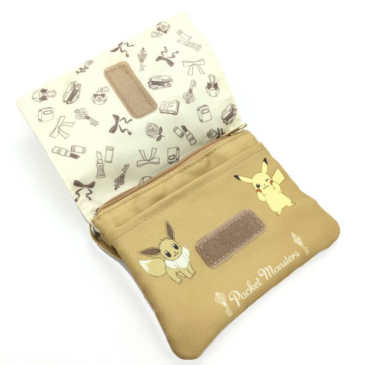 Shobido Co Ltd Japan Pocket Monster Pokemon Goods Multi-Pocket Shoulder All-Pattern Series School Name Tag Pouch Clothes No Pockets- Japan Figure Store - #1 Bring To You The Best Japanese Goods