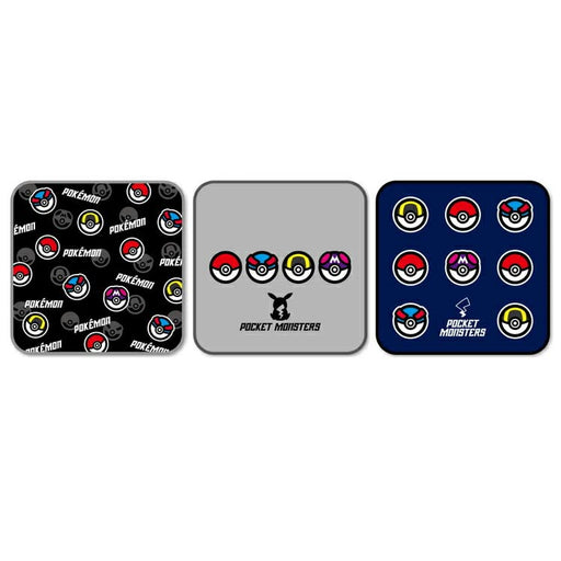 Shobido Pokemon Center Mini Towel Set Of 3 Poke Ball- Japan Figure Store - #1 Bring To You The Best Japanese Goods