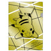 POKEMON CENTER ORIGINAL - A4 Clear File Folder Gold Pikachu- Japan Figure Store - #1 Bring To You The Best Japanese Goods