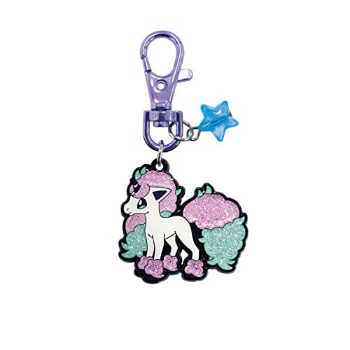 SK JAPAN Pokemon Glitter Metal Keychain Galarian Ponyta- Japan Figure Store - #1 Bring To You The Best Japanese Goods