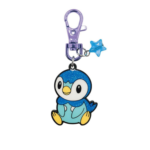 Sk Japan Pokemon Glitter Metal Key Chain Piplup Japan- Japan Figure Store - #1 Bring To You The Best Japanese Goods
