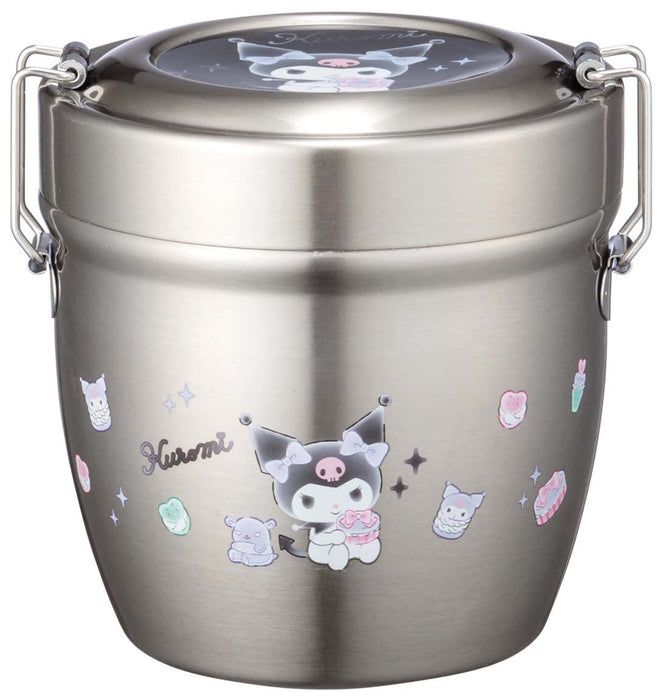 Skater Insulated Bento Box Bowl Type Stainless Steel 550Ml Japan Kuromi Sanrio- Japan Figure Store - #1 Bring To You The Best Japanese Goods