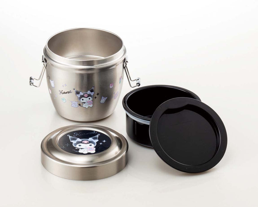 Skater Insulated Bento Box Bowl Type Stainless Steel 550Ml Japan Kuromi Sanrio- Japan Figure Store - #1 Bring To You The Best Japanese Goods