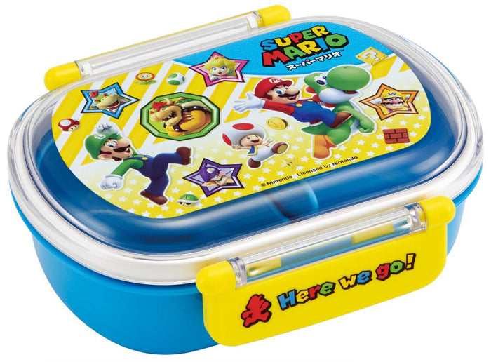 Skater Antibacterial Lunch Box For Children 360Ml Super Mario Boys Made In Japan Qaf2Baag-A- Japan Figure Store - #1 Bring To You The Best Japanese Goods