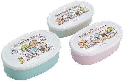 SKATER Sumikko Gurashi Lunch Container Set 3 Pcs- Japan Figure Store - #1 Bring To You The Best Japanese Goods