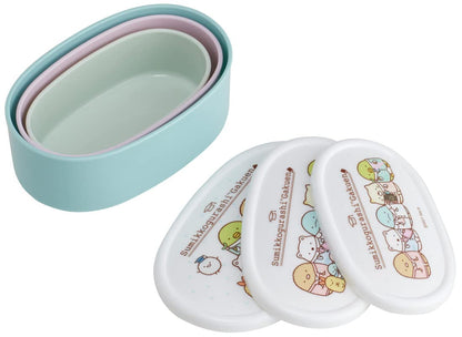 SKATER Sumikko Gurashi Lunch Container Set 3 Pcs- Japan Figure Store - #1 Bring To You The Best Japanese Goods
