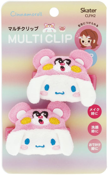 Clfh2-A Sanrio Cinnamoroll Skater Headwear w/Bangs Clip Attached- Japan Figure Store - #1 Bring To You The Best Japanese Goods