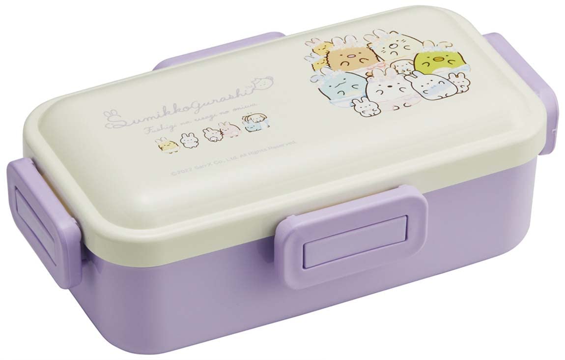Skater Bento Box Sumikko Gurashi Rabbit Rice 530Ml Antibacterial Fluffy Dome Lid For Women Made In Japan Pflb6Ag-A- Japan Figure Store - #1 Bring To You The Best Japanese Goods