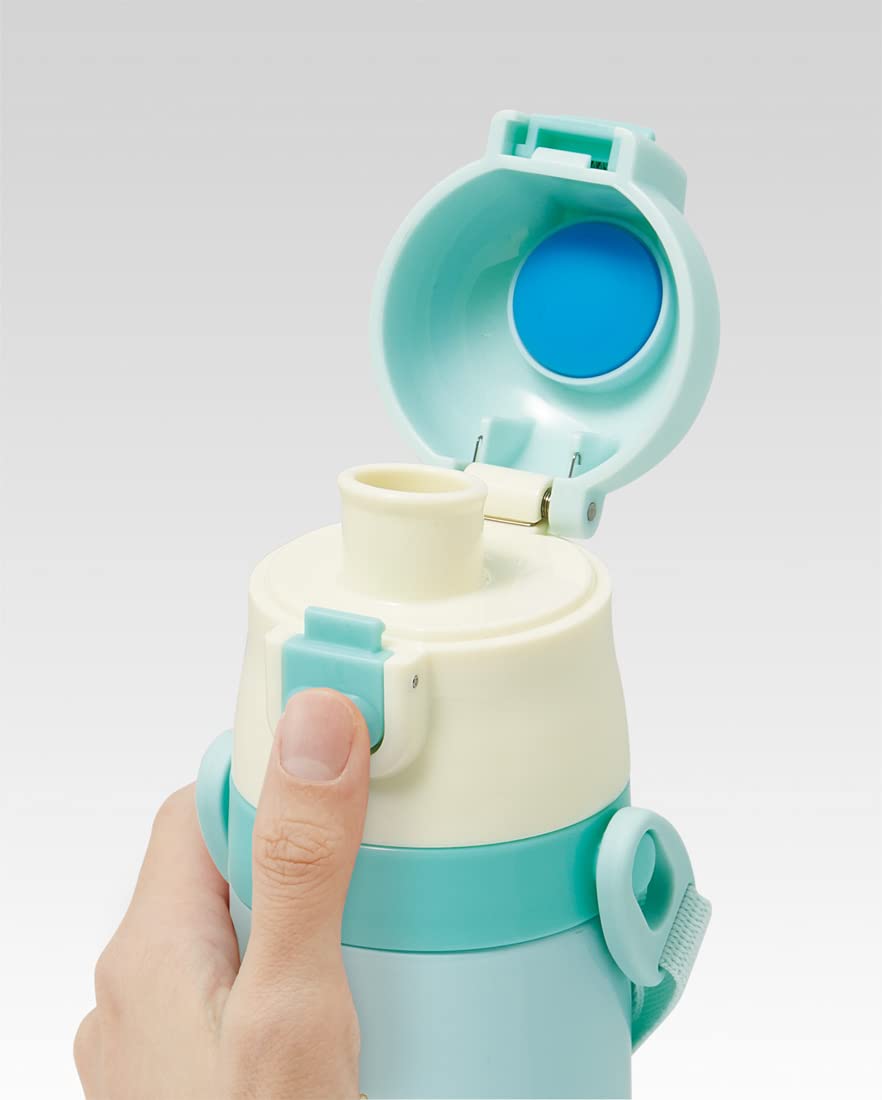 Skater Children&S 2-Way Stainless Kids Water Bottle With Cup 430Ml Sumikko Gurashi Gakuen Girls Skdc4-A- Japan Figure Store - #1 Bring To You The Best Japanese Goods