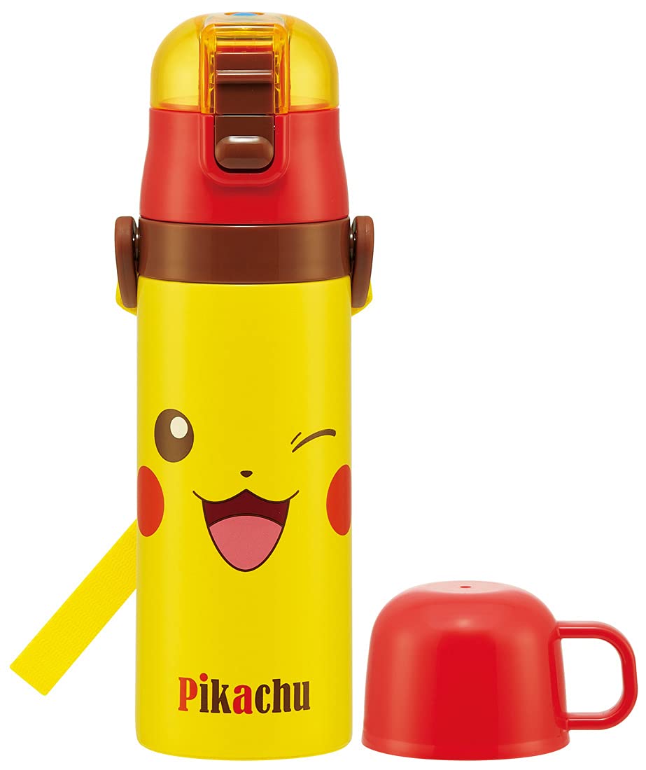 SKATER - Pokemon Pikachu Ultralight 2Way Stainless Bottle- Japan Figure Store - #1 Bring To You The Best Japanese Goods