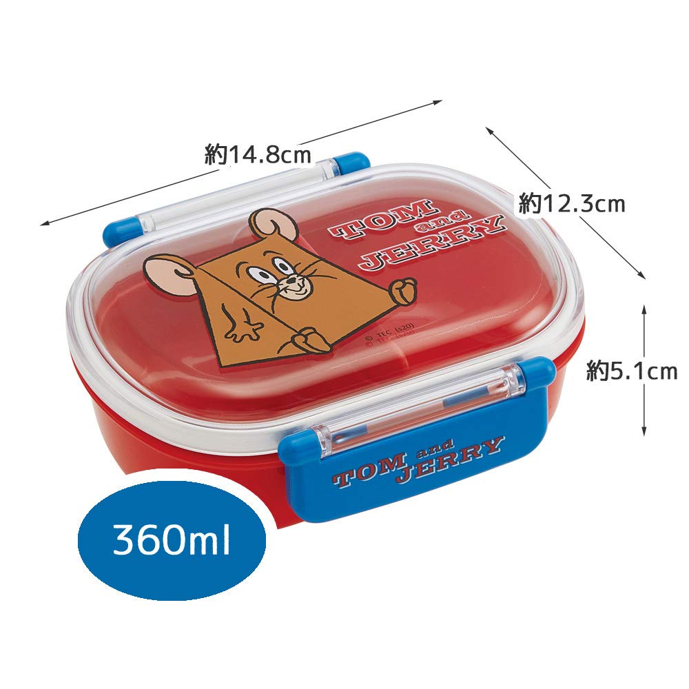 SKATER Tom And Jerry Antibacterial Tight Lunch Box 360Ml- Japan Figure Store - #1 Bring To You The Best Japanese Goods