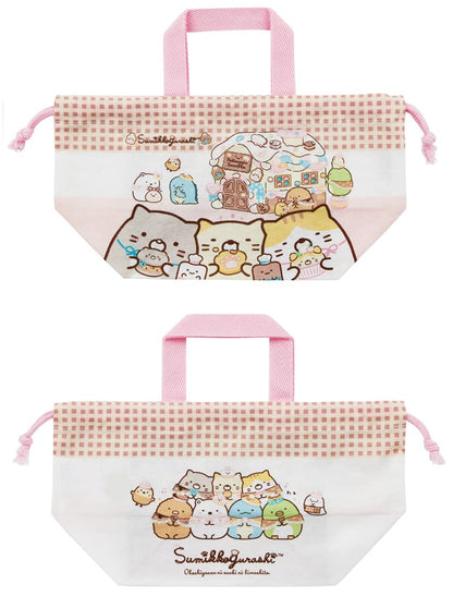 Skater Children&S Bento Drawstring Bag Sumikko Gurashi Candy Store Made In Japan Kb7-A- Japan Figure Store - #1 Bring To You The Best Japanese Goods