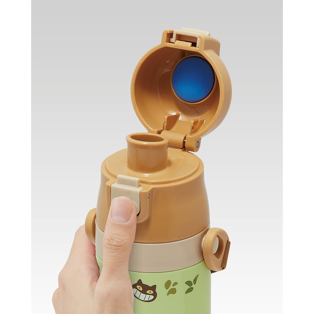 Skater Kids SS Water Bottle 470ml Totoro Cat Bus Sanrio Lightweight Cold Storage Sports Bottle SDC4-A- Japan Figure Store - #1 Bring To You The Best Japanese Goods