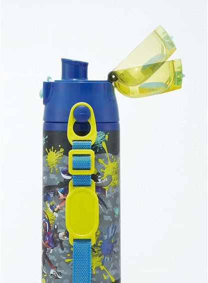 Skater Kids Water Bottle 580ml Splatoon 3 Lightweight Boy Sports Bottle Sdc6N-A- Japan Figure Store - #1 Bring To You The Best Japanese Goods