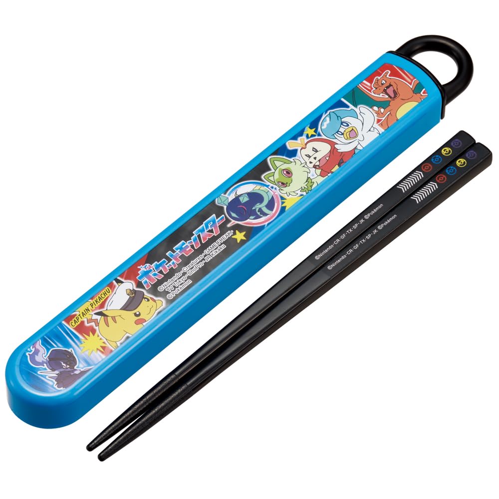 Skater Chopstick Box Set 24 Pokemon 16.5cm Japan Antibacterial ABS2AMAG-A- Japan Figure Store - #1 Bring To You The Best Japanese Goods