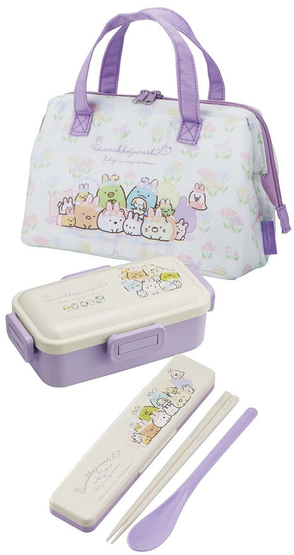 SKATER Insulated Lunch Bag Sumikko Gurashi Rabbit Garden- Japan Figure Store - #1 Bring To You The Best Japanese Goods