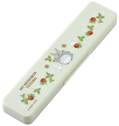 Skater Combi Set Chopsticks Spoon Set My Neighbor Totoro Wooden Strawberry 18Cm Antibacterial Adult Made In Japan Ccs3Saag-A- Japan Figure Store - #1 Bring To You The Best Japanese Goods