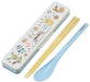 Skater Combi 18cm Antibac Chopsticks Spoon Set Pokemon Cafe Art Japan CCS3SAAG-A- Japan Figure Store - #1 Bring To You The Best Japanese Goods