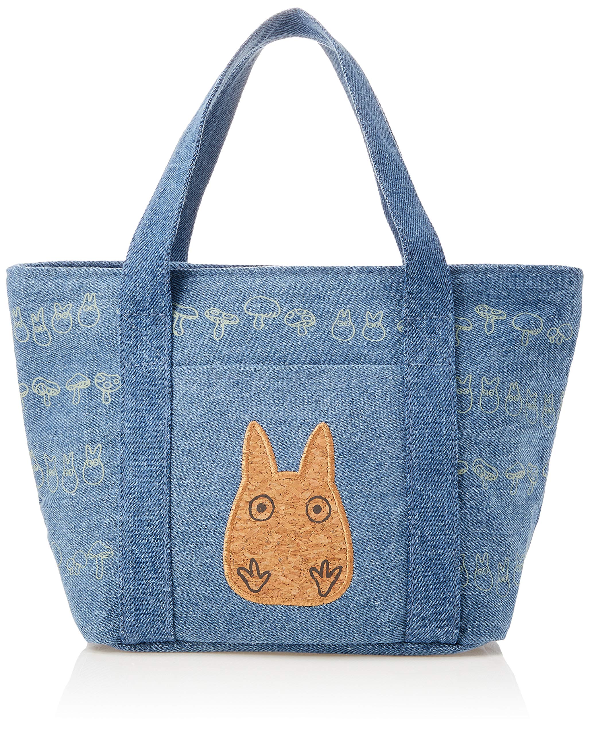 SKATER Studio Ghibli My Neighbor Totoro Denim Lunch Bag- Japan Figure Store - #1 Bring To You The Best Japanese Goods