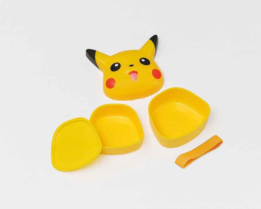 Skater Pokemon Pikachu LBD3-A 2-Tier 270ml Lunch Box w/Belt- Japan Figure Store - #1 Bring To You The Best Japanese Goods