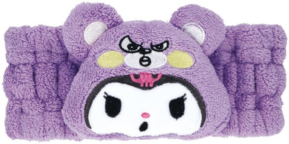 Skater Hair Turban Kuromi Headpiece Sanrio ZHTB1-A- Japan Figure Store - #1 Bring To You The Best Japanese Goods