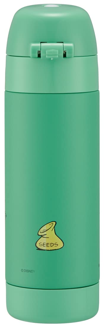 Skater 500ml Stainless Steel Water Bottle Mickey Mouse Green World- Japan Figure Store - #1 Bring To You The Best Japanese Goods