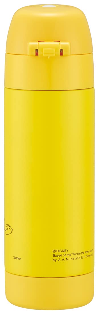 Skater 500ml Stainless Steel Water Bottle Single Layer Mug Bottle - Winnie The Pooh Relax Sssc5D-A- Japan Figure Store - #1 Bring To You The Best Japanese Goods