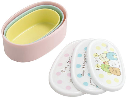 Skater Japan Sumikko Gurashi Lunch Box Set Of 3 860Ml Srs3S-A- Japan Figure Store - #1 Bring To You The Best Japanese Goods