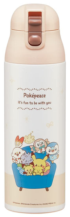 Skater 500ml Pokemon Pokepiece SS Water Bottle SDPC5-A- Japan Figure Store - #1 Bring To You The Best Japanese Goods