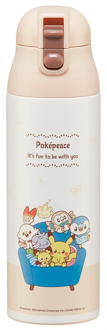 Skater 500ml Pokemon Pokepiece SS Water Bottle SDPC5-A- Japan Figure Store - #1 Bring To You The Best Japanese Goods