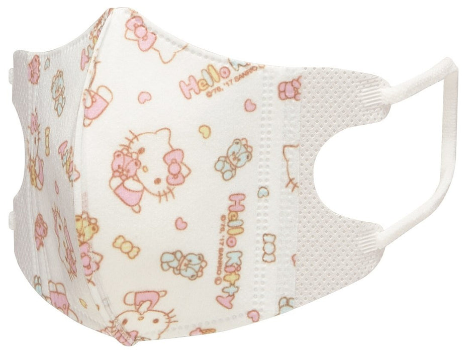 Skater Non-Woven Fabric Three-Dimensional Mask Three-Layer Structure 2-3 Years Old Baby Hello Kitty For Children 20 Sheets Increased Box Mskb20-A- Japan Figure Store - #1 Bring To You The Best Japanese Goods