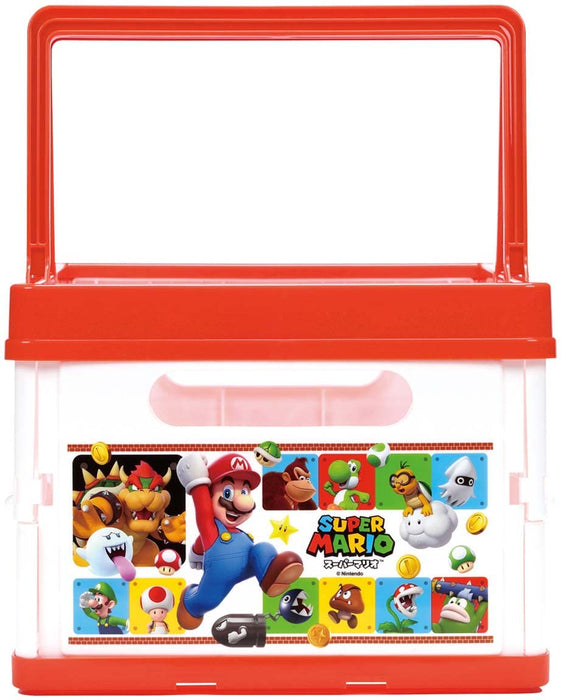 Skater Japan Folding Storage Case Basket Super Mario 38X25X19.5Cm 23 Bwot13-A- Japan Figure Store - #1 Bring To You The Best Japanese Goods