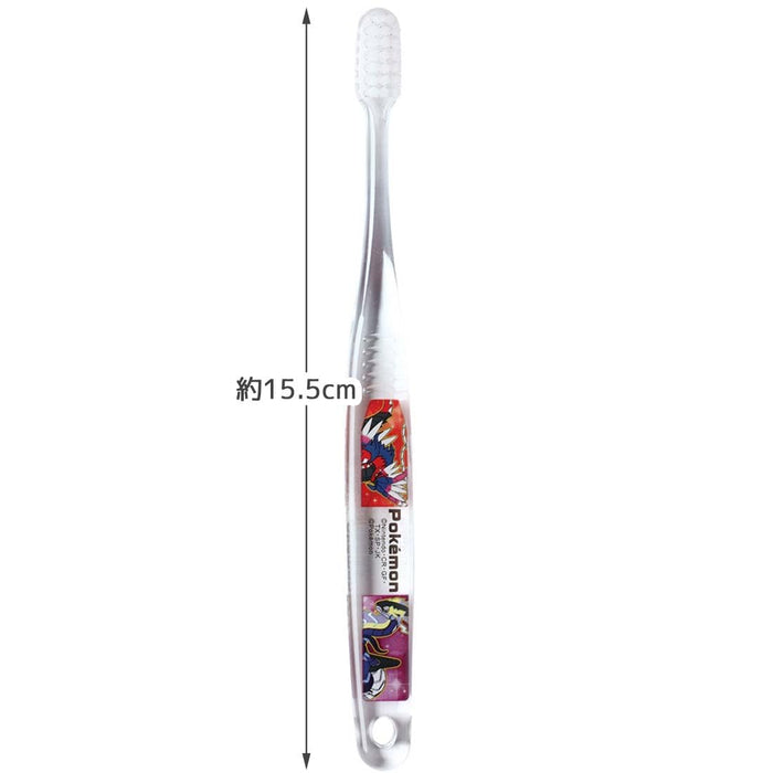 Skater TBcr6T-A 3Pcs 6-12Y Soft Clear Toothbrush Pokemon 23N 15.5cm- Japan Figure Store - #1 Bring To You The Best Japanese Goods