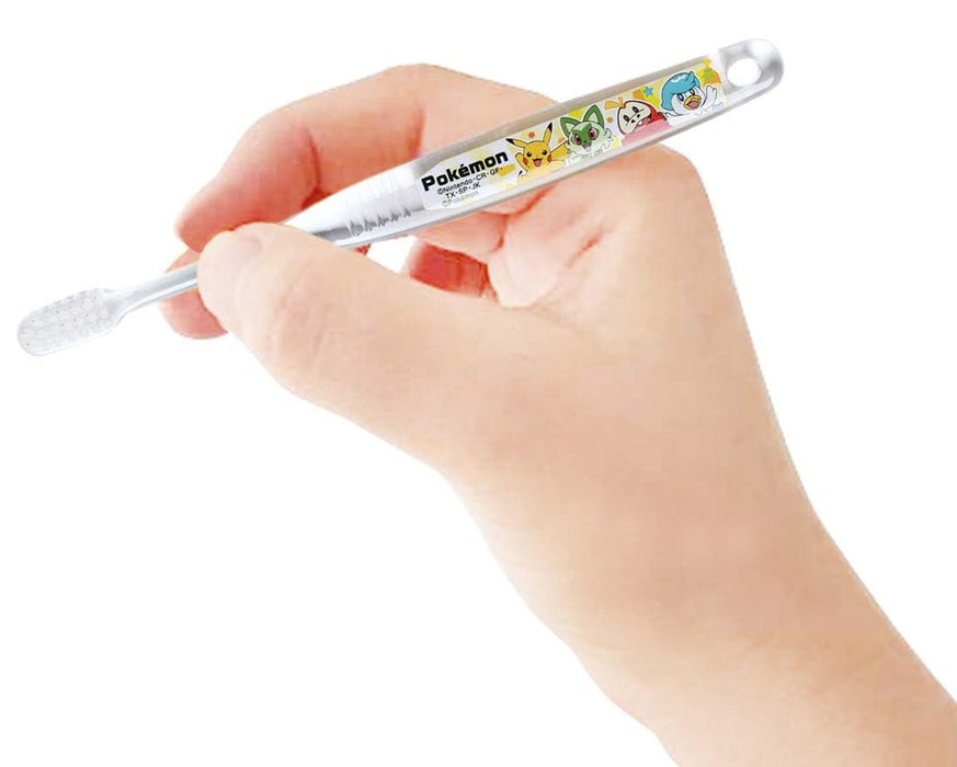 Skater TBcr6T-A 3Pcs 6-12Y Soft Clear Toothbrush Pokemon 23N 15.5cm- Japan Figure Store - #1 Bring To You The Best Japanese Goods