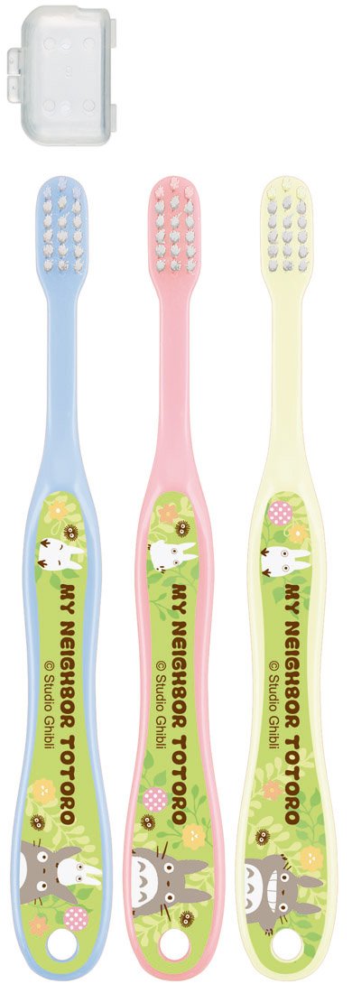 SKATER Toothbrush Set 3 Pcs For Kindergarten Children My Neighbor Totoro- Japan Figure Store - #1 Bring To You The Best Japanese Goods